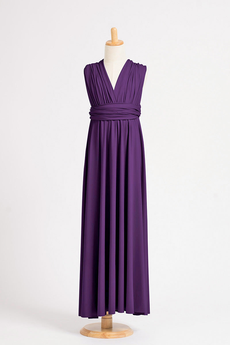 Classic Multiway Infinity Dress in Dark Purple
