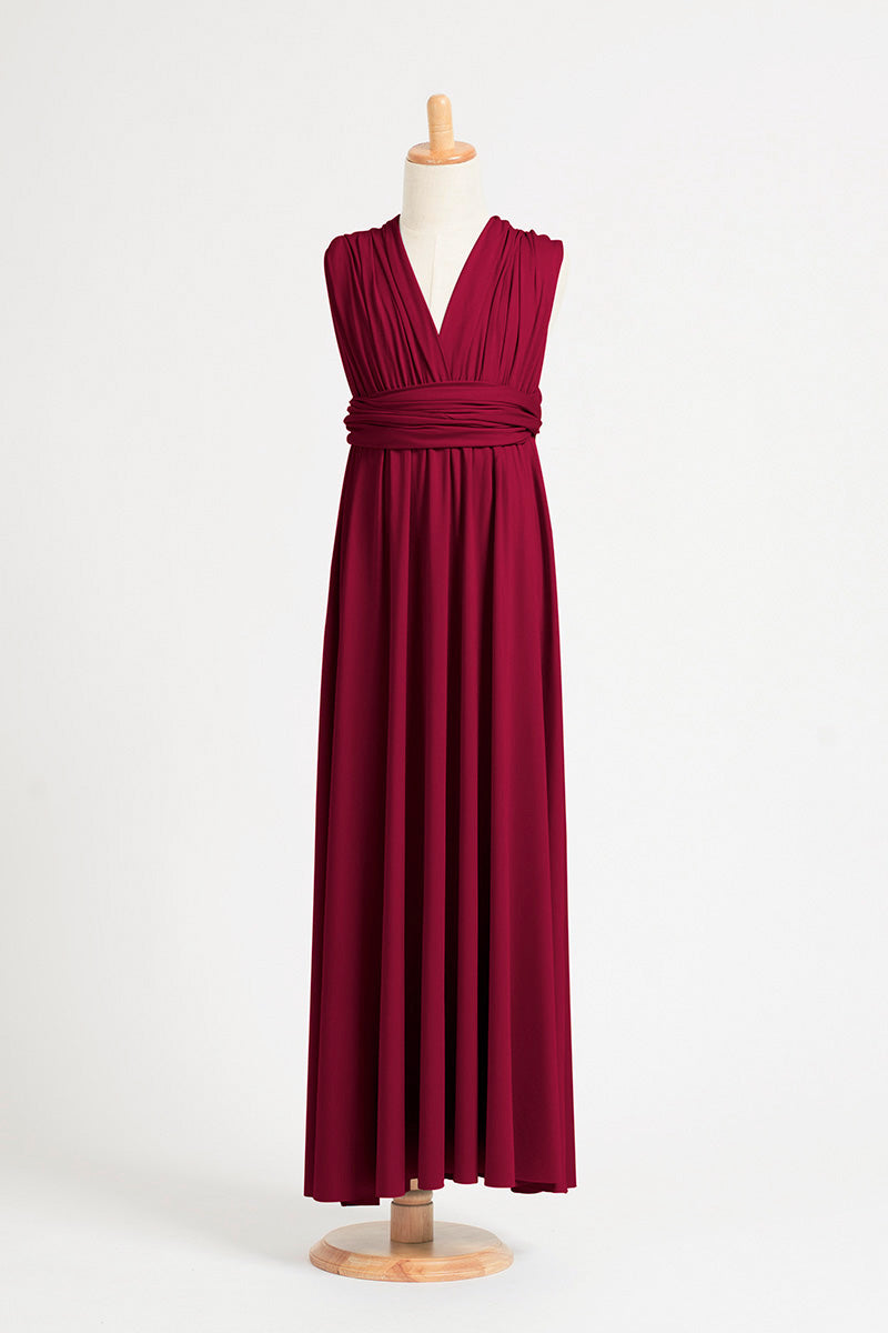 Classic Multiway Infinity Dress in Burgundy