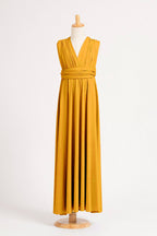 Classic Multiway Infinity Dress in Mustard Yellow