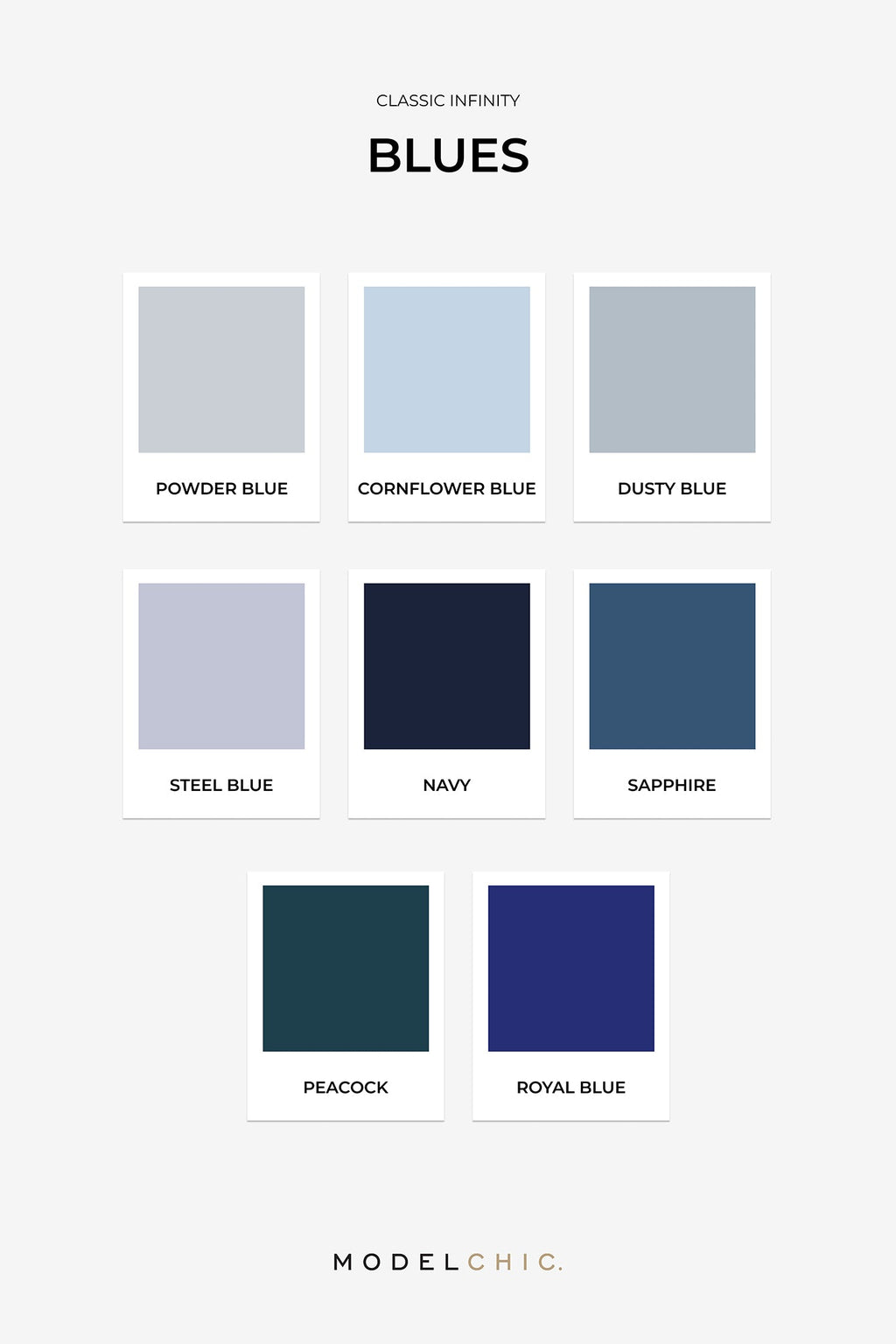 Fabric Swatch Packs For Classic Infinity Dress