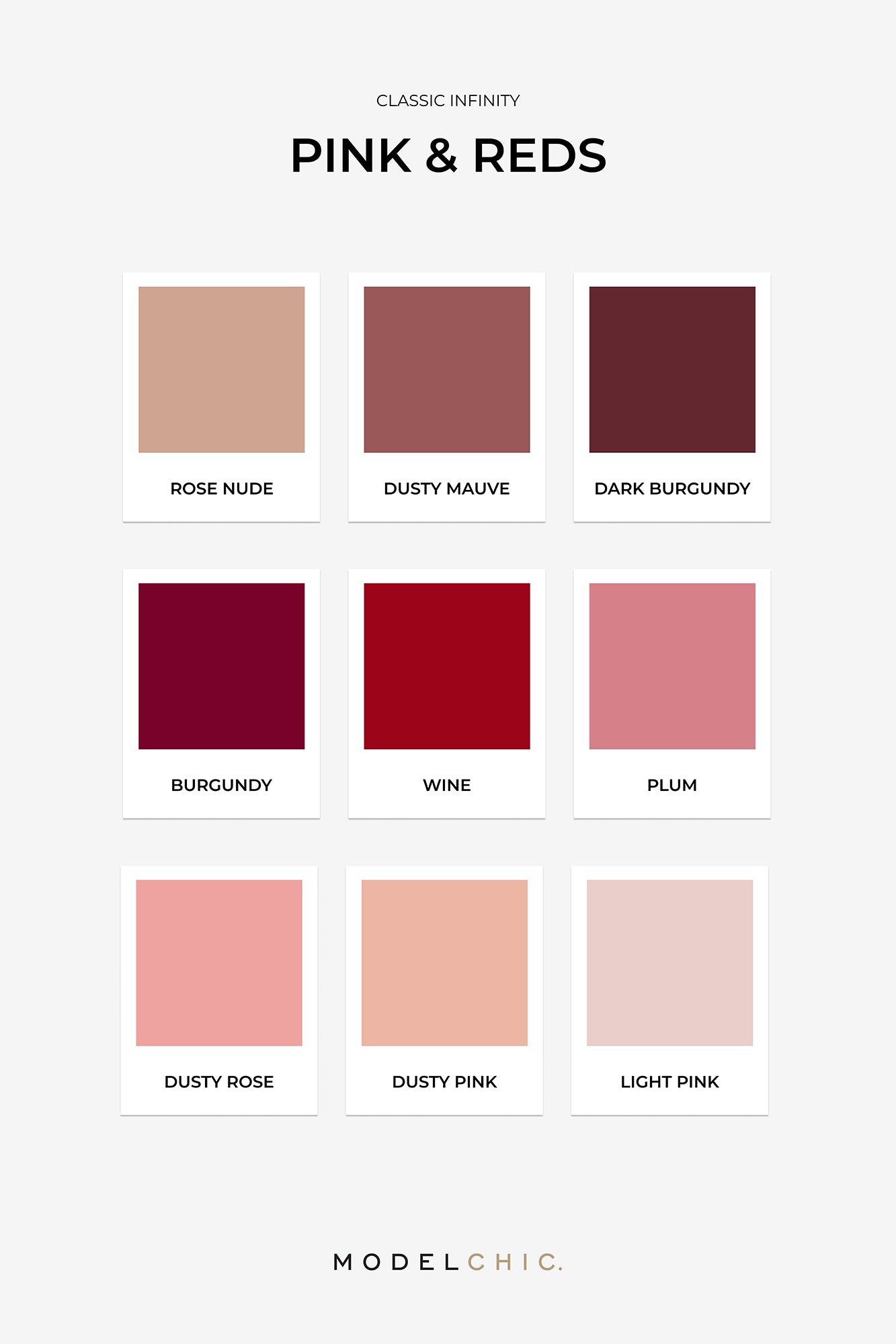 Fabric Swatch Packs For Classic Infinity Dress