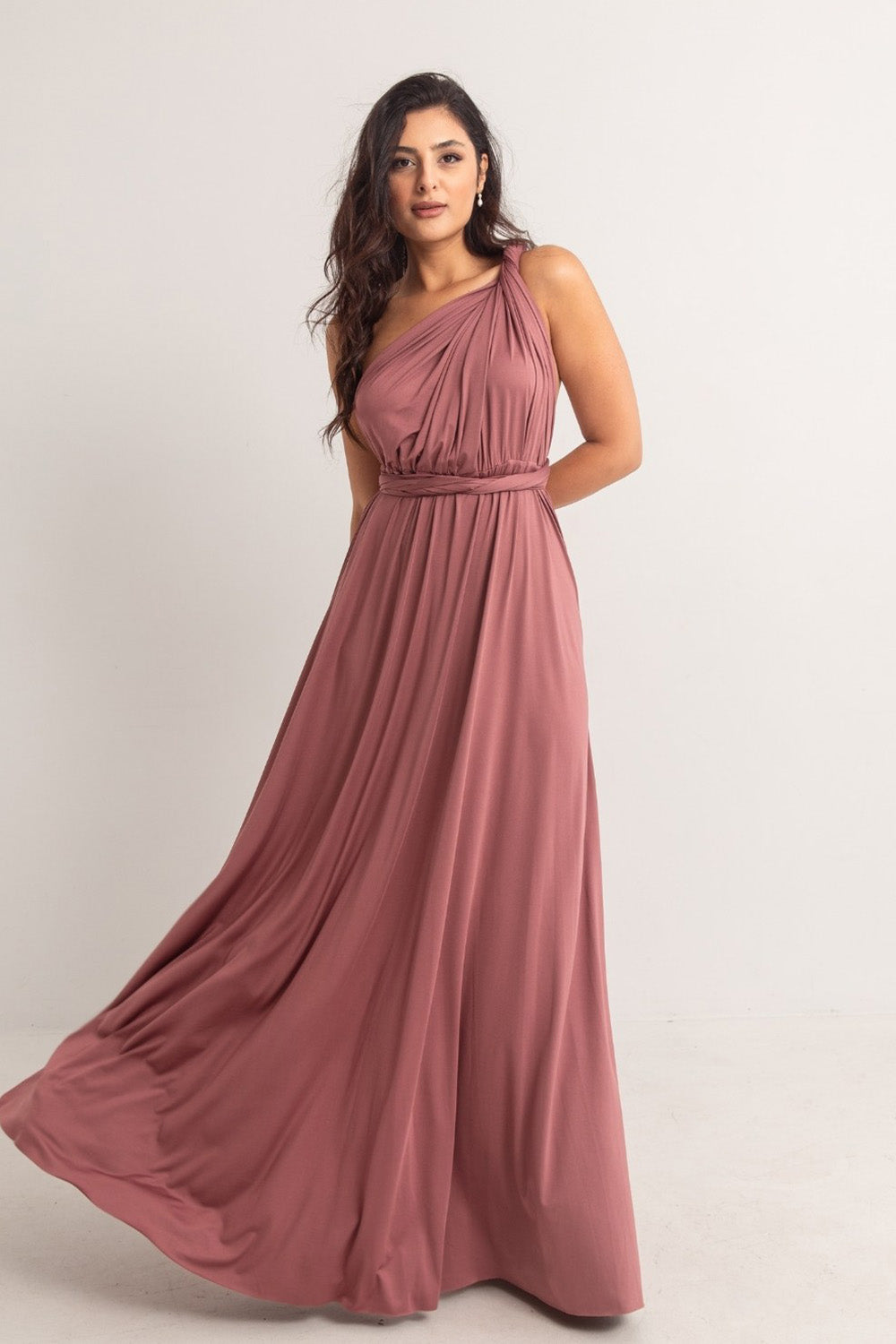 Classic Multiway Infinity Dress in Dusty Mauve