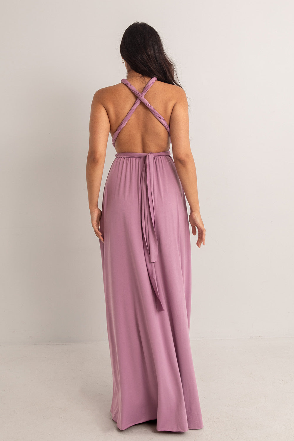 Classic Multiway Infinity Dress in Dusty Purple