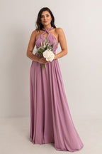Classic Multiway Infinity Dress in Dusty Purple