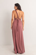 Classic Multiway Infinity Dress in Dusty Mauve
