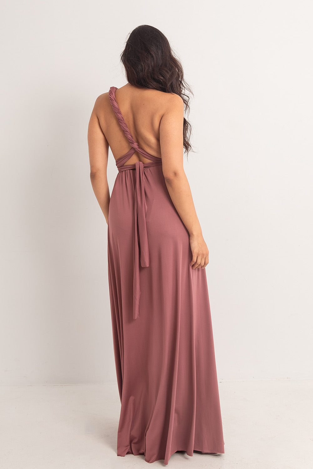 Classic Multiway Infinity Dress in Dusty Mauve