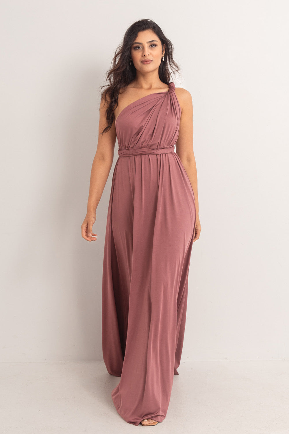 Classic Multiway Infinity Dress in Dusty Mauve