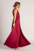 Classic Infinity Dress in Burgundy