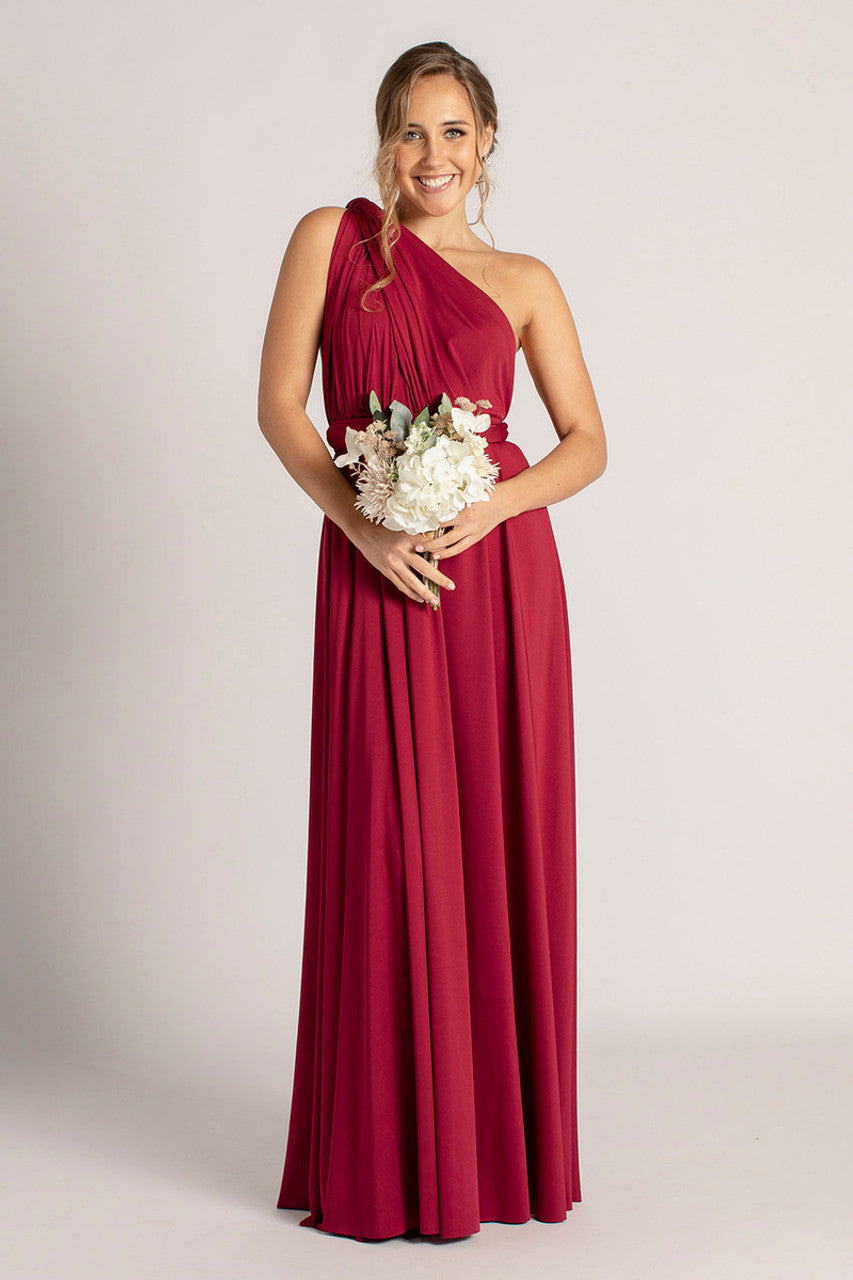 Classic Infinity Dress in Burgundy