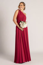 Classic Infinity Dress in Burgundy