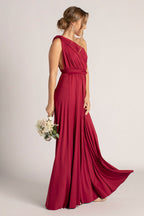 Classic Infinity Dress in Burgundy
