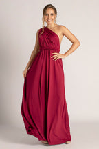Classic Multiway Infinity Dress in Burgundy