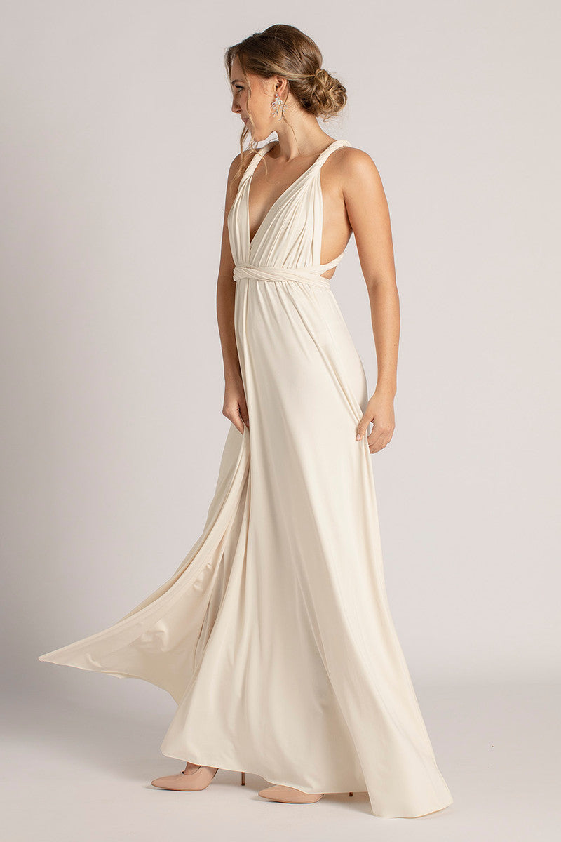 Classic Multiway Infinity Dress in Champagne
