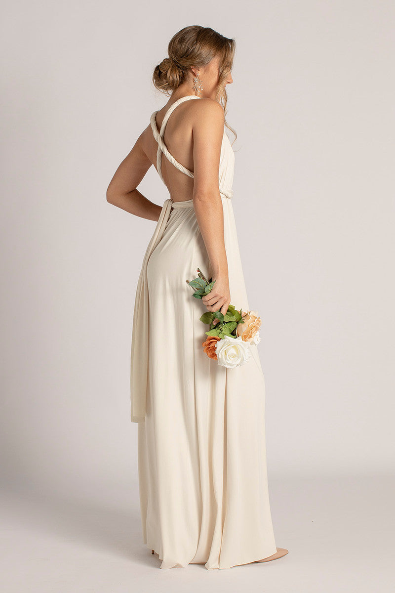 Classic Multiway Infinity Dress in Champagne