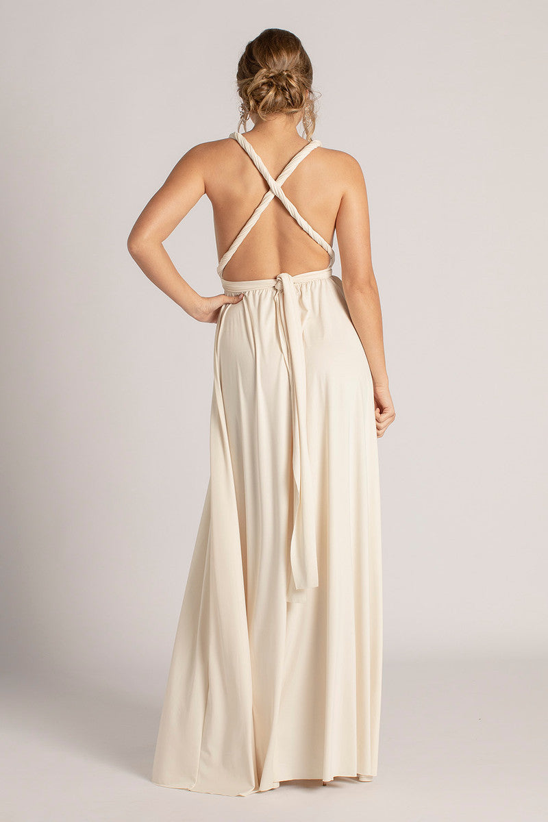 Classic Multiway Infinity Dress in Champagne
