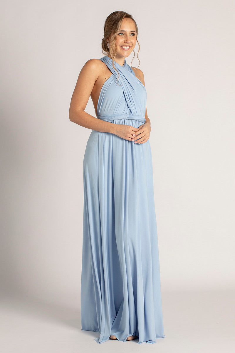 Classic Multiway Infinity Dress in Cornflower Blue