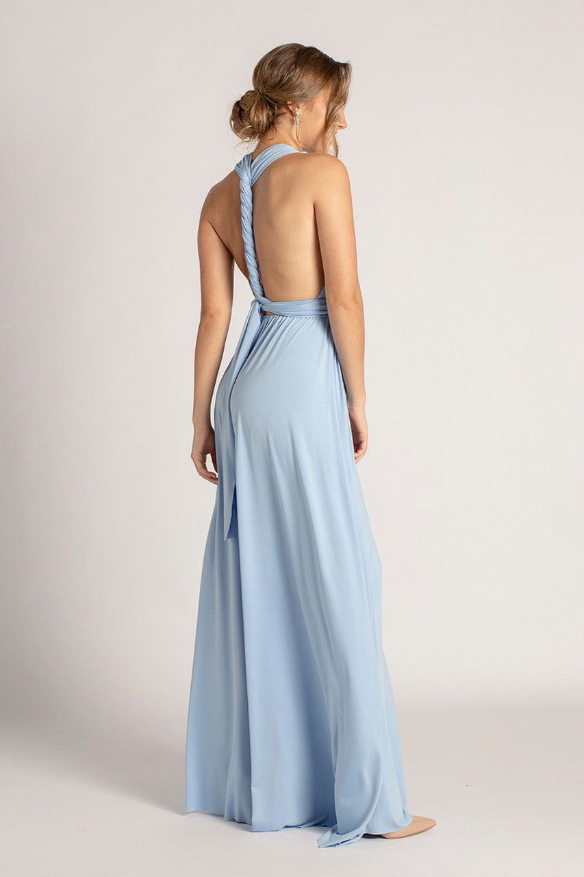 Classic Infinity Dress in Cornflower Blue