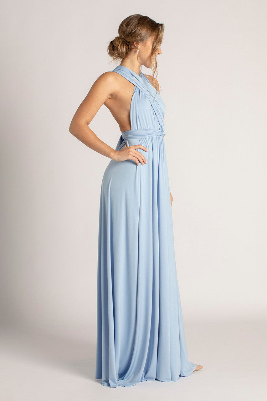 Classic Infinity Dress in Cornflower Blue