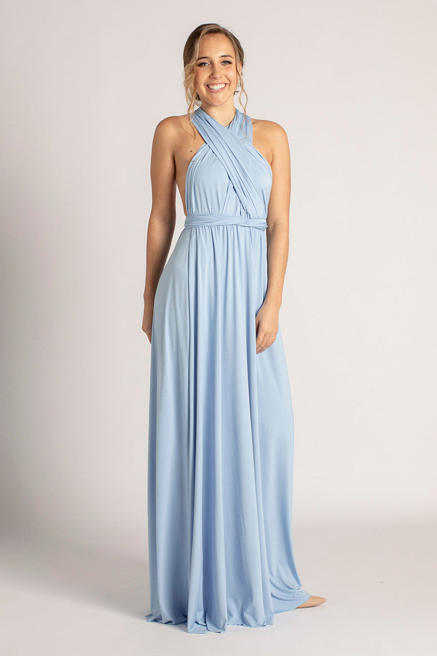 Classic Infinity Dress in Cornflower Blue