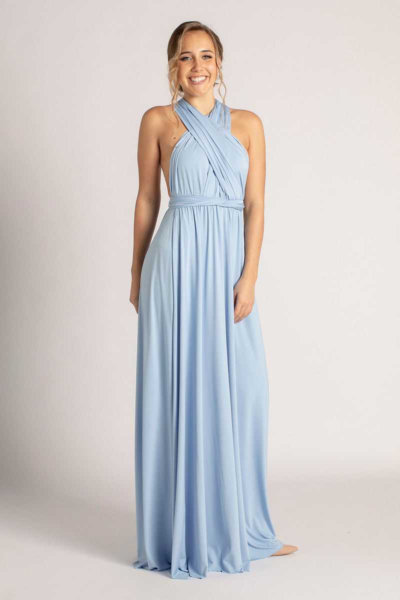 Classic Multiway Infinity Dress in Cornflower Blue
