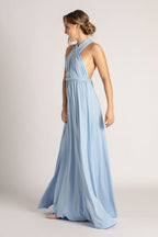 Classic Infinity Dress in Cornflower Blue