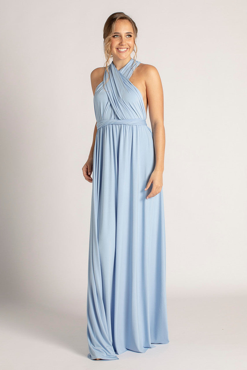 Classic Infinity Dress in Cornflower Blue