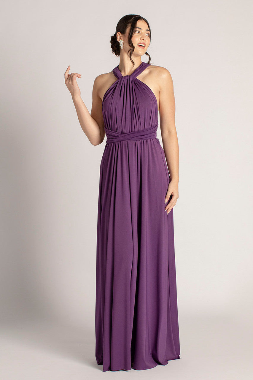 Classic Infinity Dress in Dark Purple