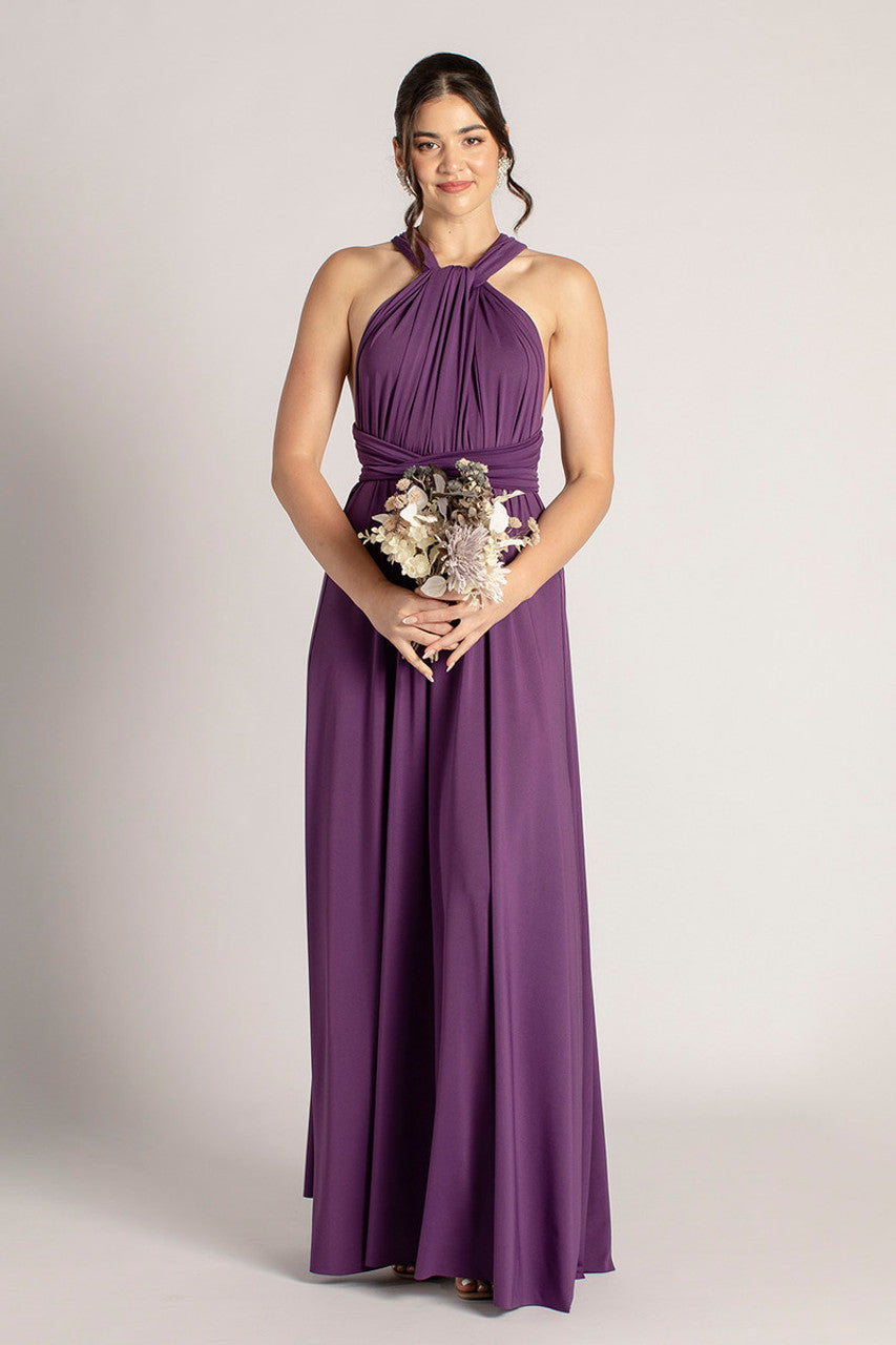 Classic Infinity Dress in Dark Purple