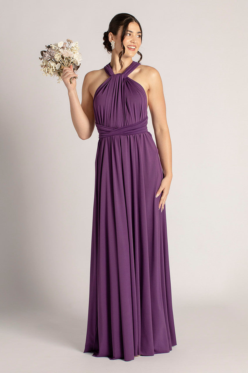 Classic Infinity Dress in Dark Purple