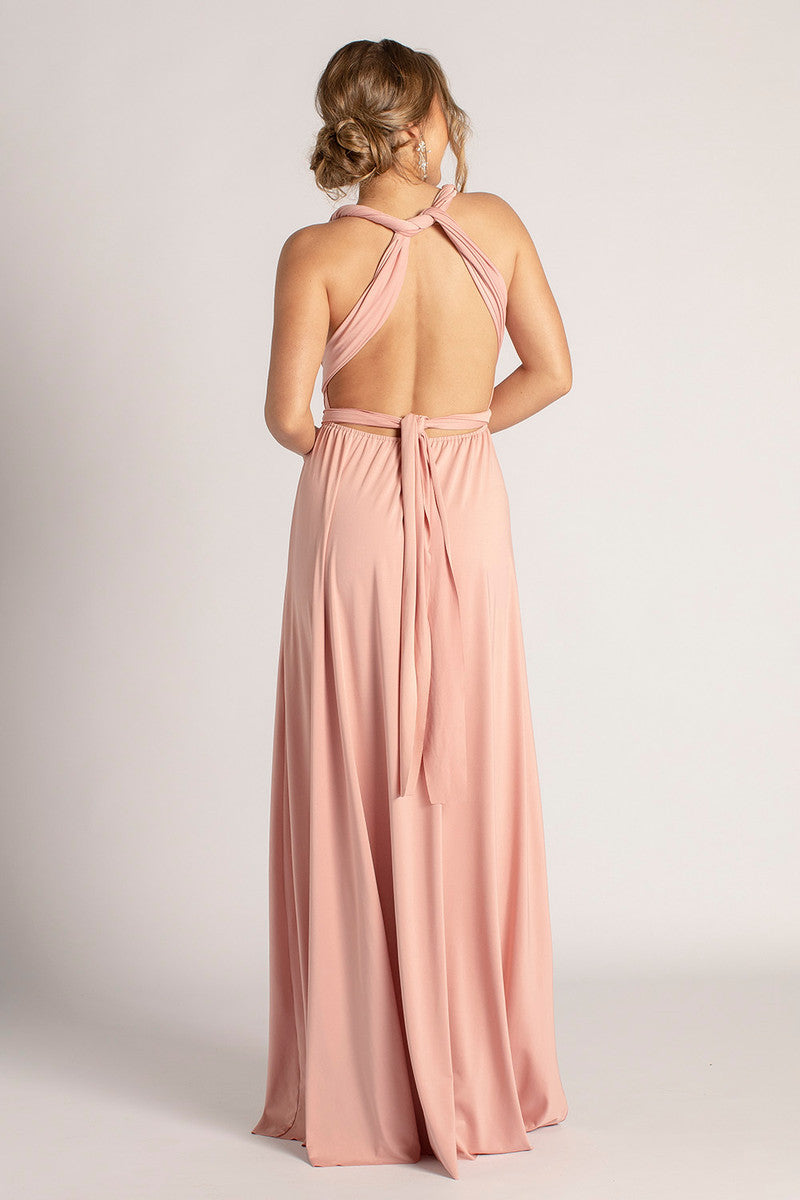 Classic Multiway Infinity Dress in Dusty Pink