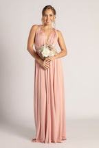 Classic Infinity Dress in Dusty Pink