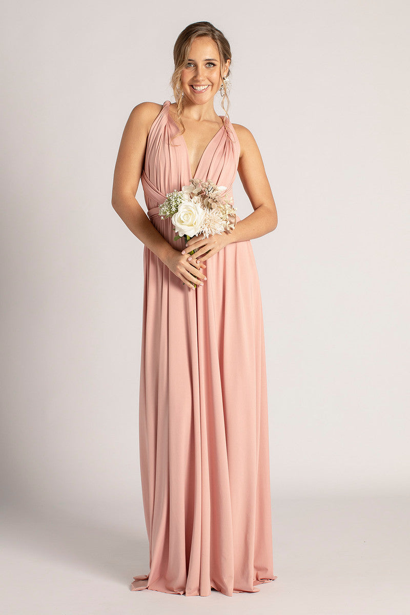 Classic Multiway Infinity Dress in Dusty Pink