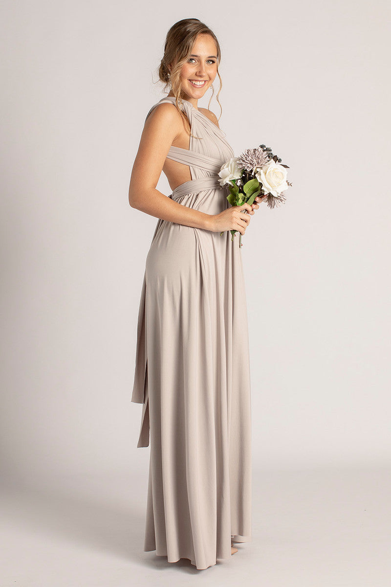 Classic Multiway Infinity Dress in Grey