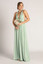 Classic Multiway Infinity Dress in Light Sage