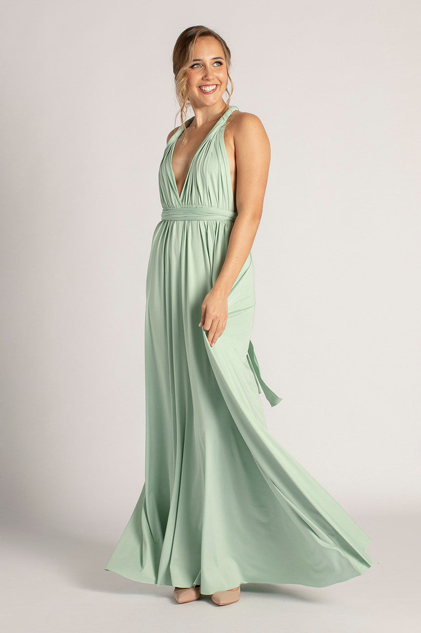 Classic Infinity Dress in Light Sage
