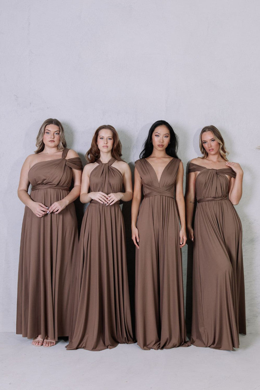 Classic Infinity Dress in Chocolate