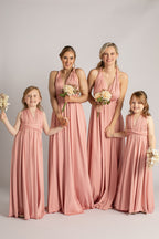 Classic Multiway Infinity Dress in Dusty Pink