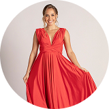 red Infinity Dresses