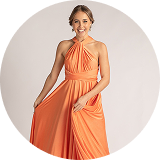 Orange/Yellow Infinity Dresses