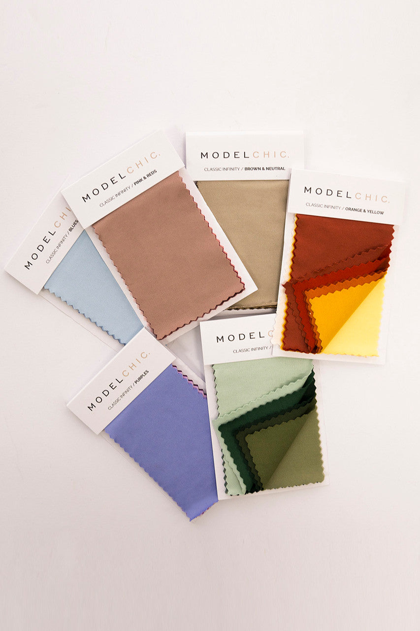 Fabric Swatch Packs For Classic Infinity Dress