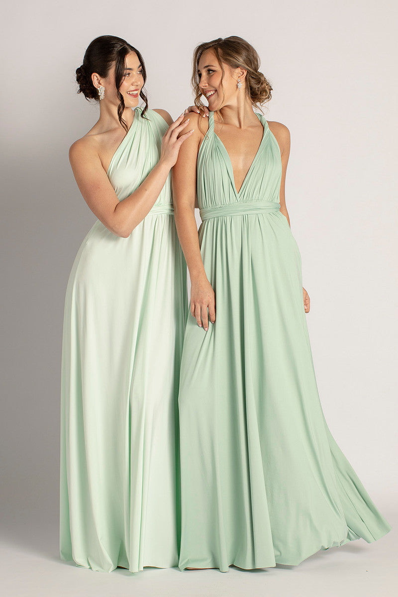 Classic Multiway Infinity Dress in Light Sage