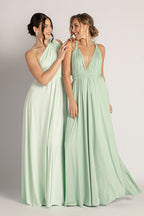 Classic Multiway Infinity Dress in Light Sage