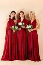 Classic Infinity Dress in Burgundy