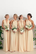 Classic Multiway Infinity Dress in Butter Yellow