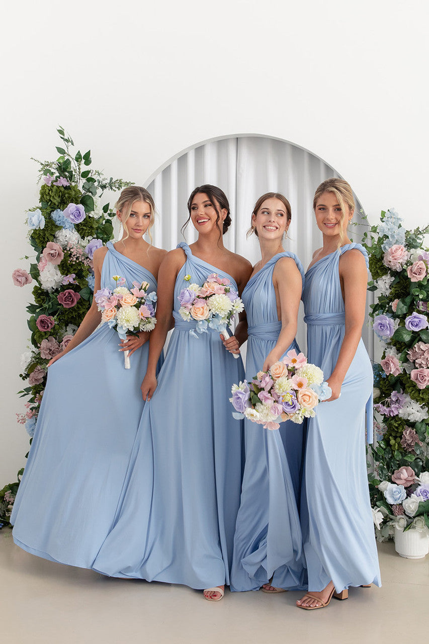 Classic Infinity Dress in Cornflower Blue