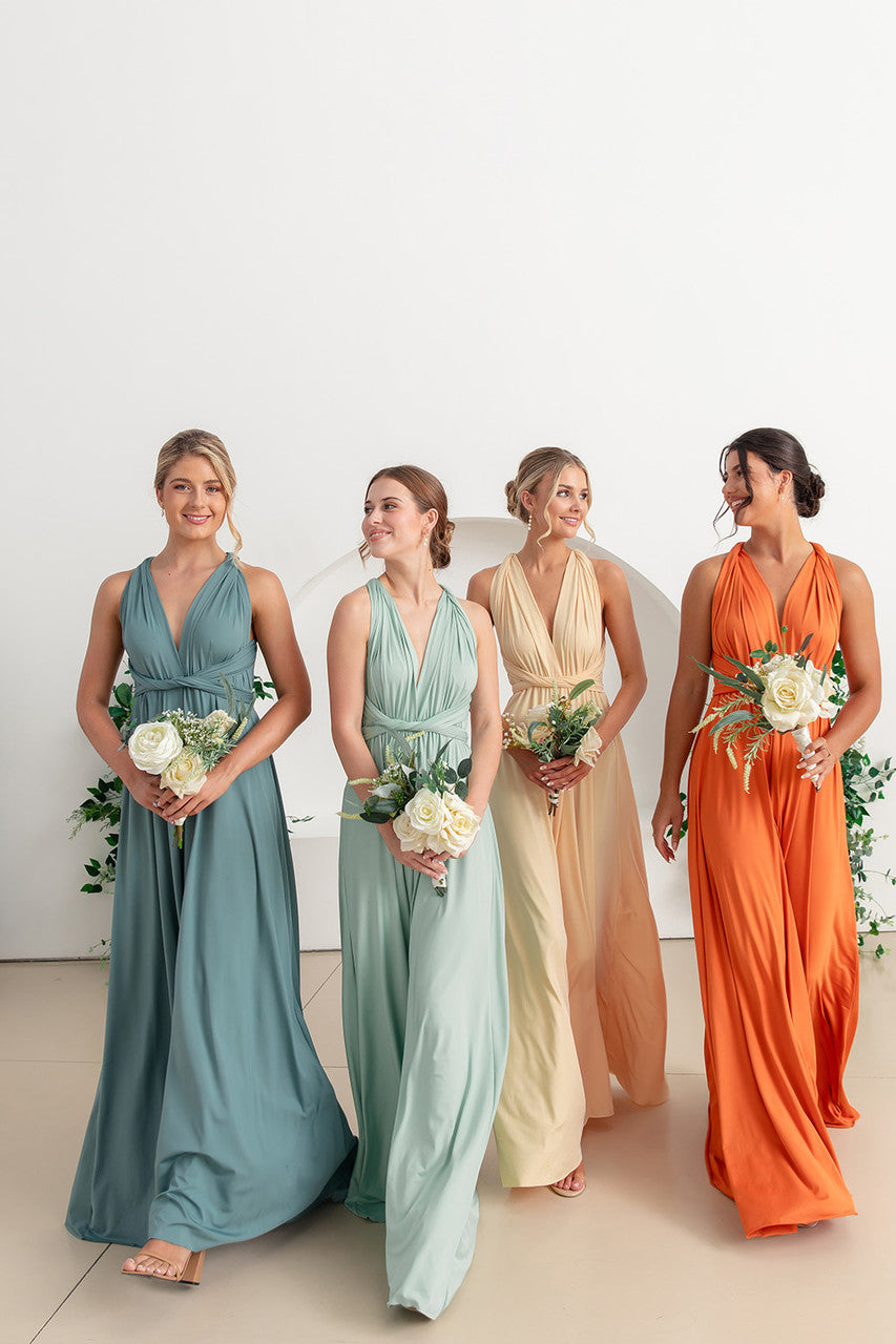 Classic Multiway Infinity Dress in Rustic Orange