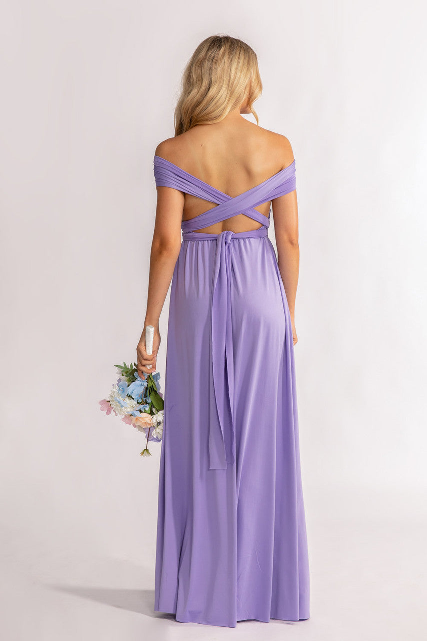 Amethyst Classic Infinity Multiway Dress for formal and bridesmaids dresses