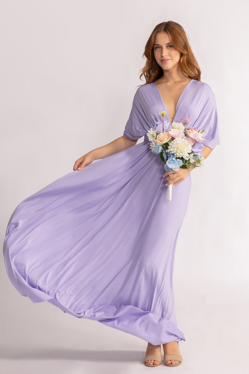 Lavender Classic Infinity Multiway Dress for formal and bridesmaids dresses
