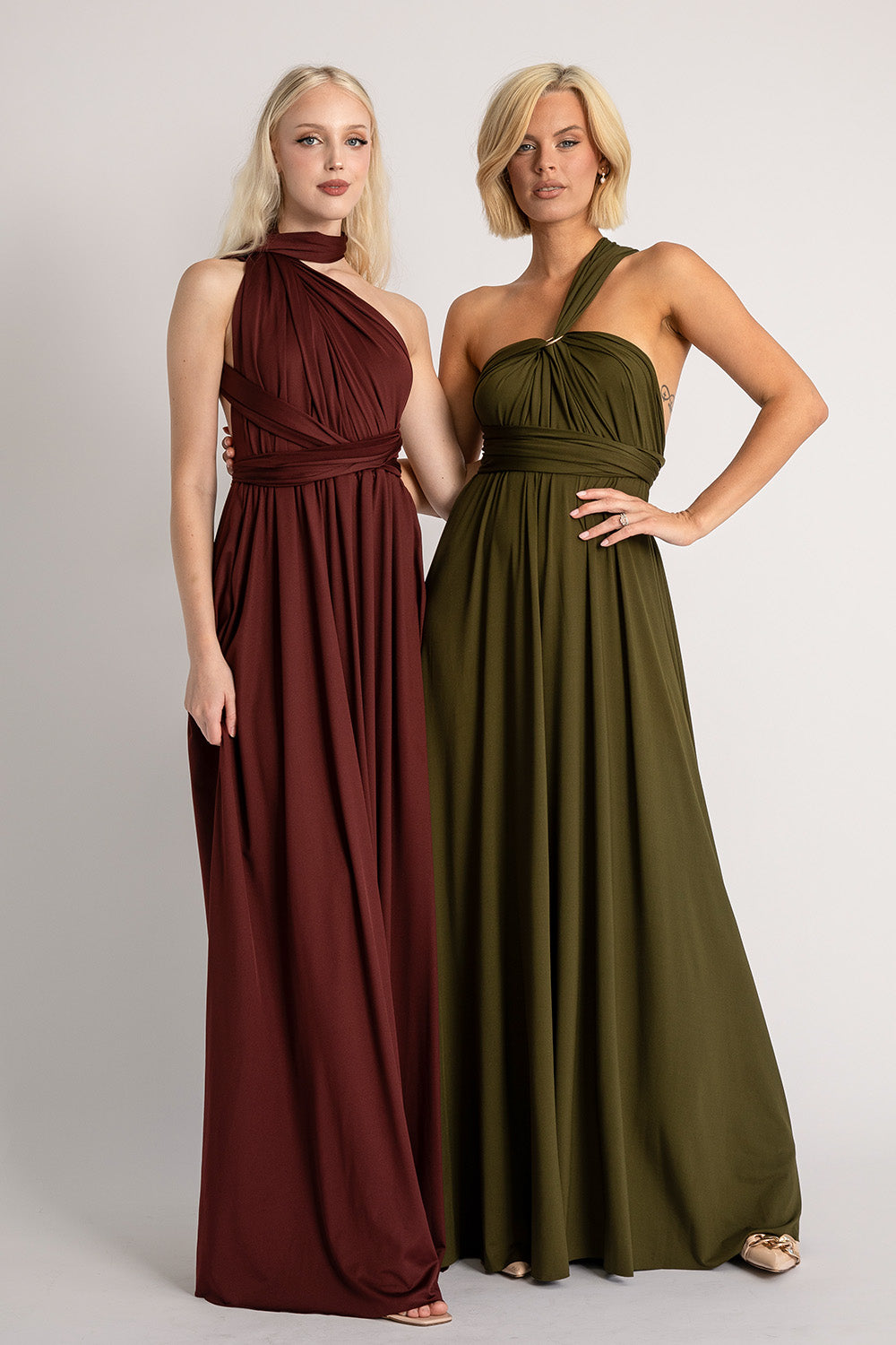 Classic Multiway Infinity Dress in Army Green