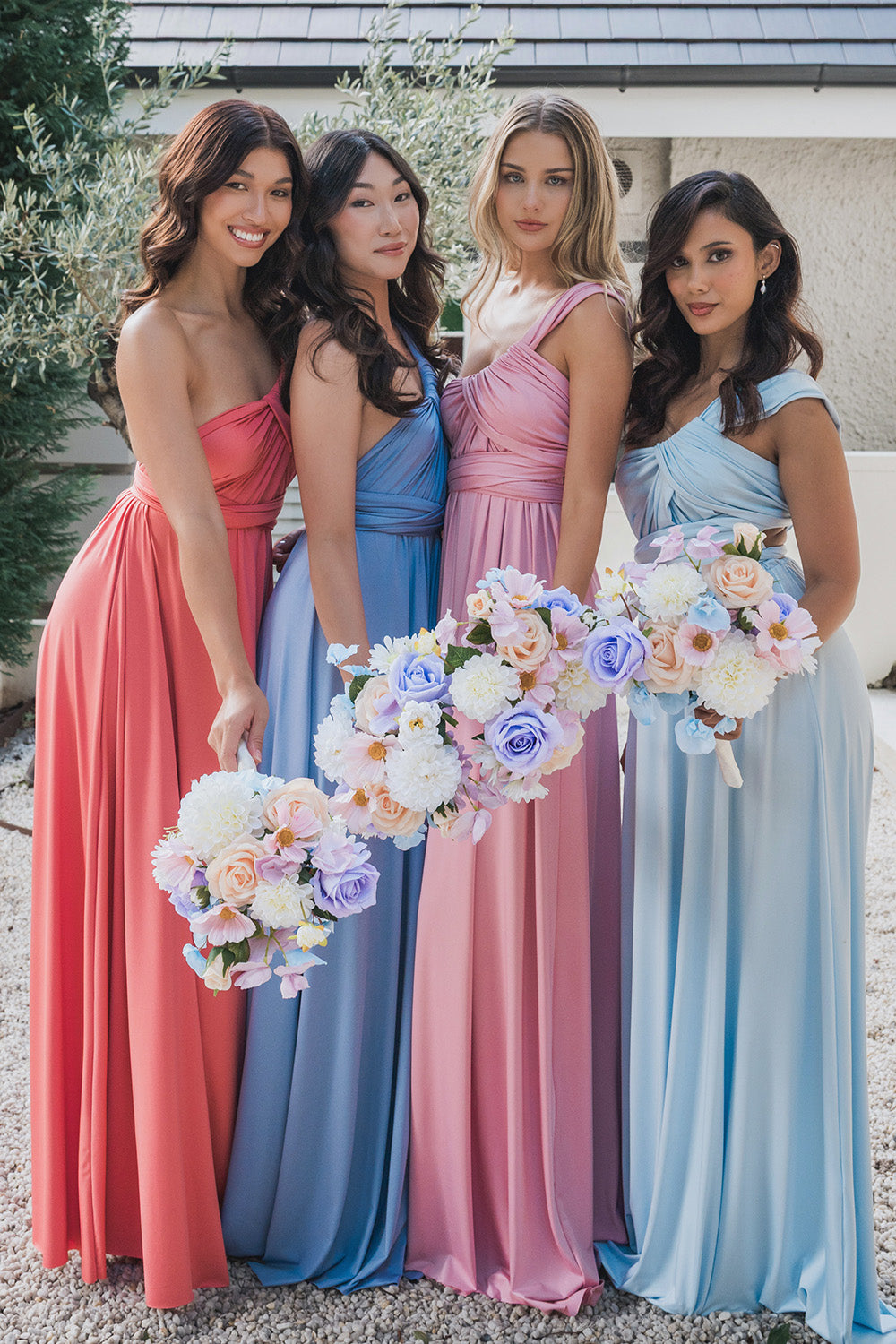 Classic Multiway Infinity Dress in Guava